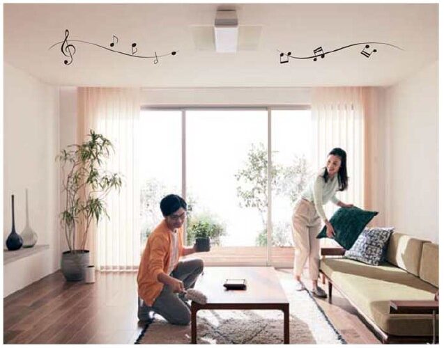 2019年 リビングをカフェのように !パナソニックのスピーカー搭載LEDシーリングライトの新商品発売
