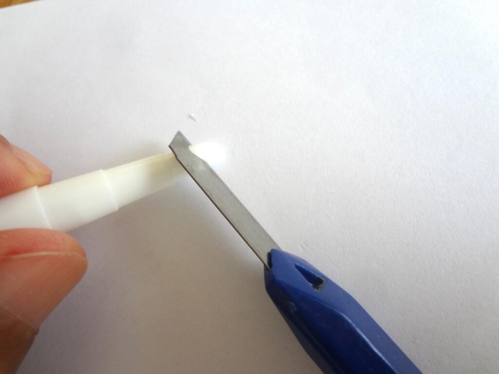バスコークN ノズル先端カット